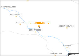 map of Chernigovka