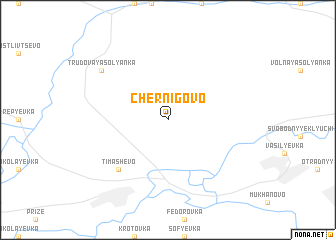 map of Chernigovo