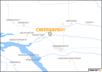 map of Chernigovskiy