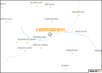 map of Chernigovskiy