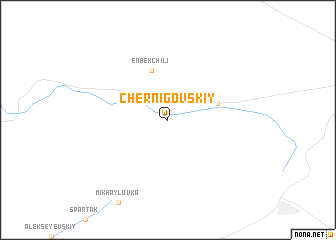 map of Chernigovskiy