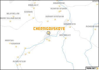 map of Chernigovskoye