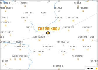 map of Chernikhov