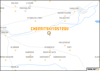 map of Chernitskiy Ostrov