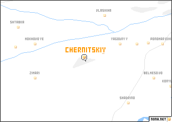 map of Chernitskiy