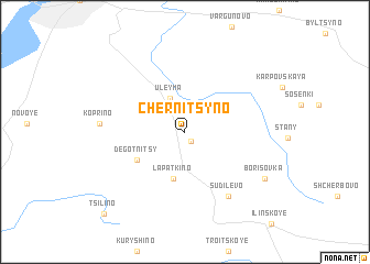 map of Chernitsyno