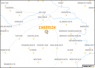 map of Chernizh