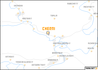 map of Cherni