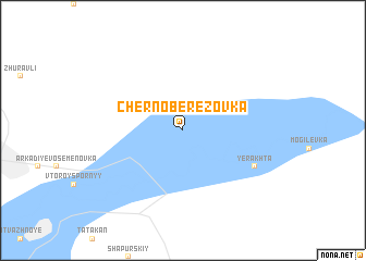 map of Chernoberëzovka