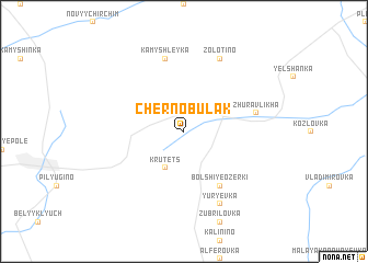 map of Chernobulak
