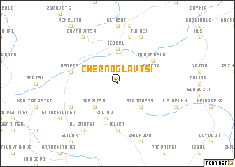 map of Chernoglavtsi