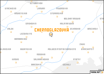 map of Chernoglazovka