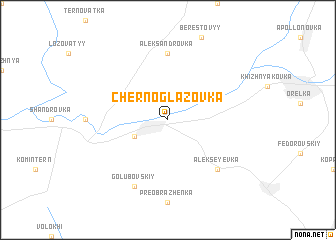 map of Chernoglazovka