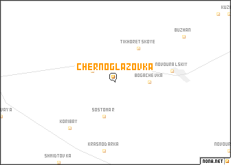 map of Chernoglazovka