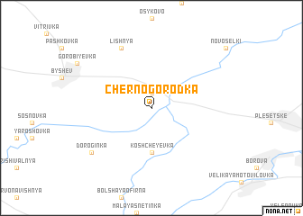 map of Chernogorodka