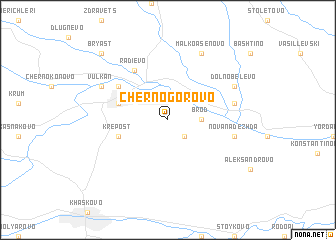 map of Chernogorovo