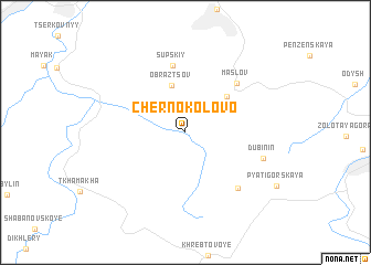 map of Chernokolovo