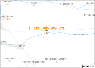 map of Chernokorovskoye