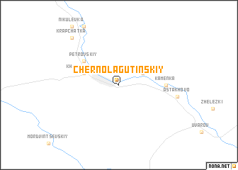 map of Cherno-Lagutinskiy