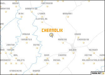 map of Chernolik