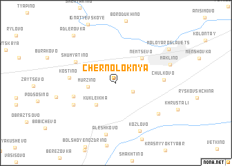 map of Chernoloknya