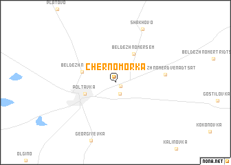 map of Chernomorka