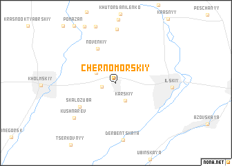 map of Chernomorskiy