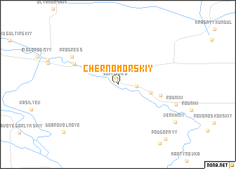 map of (( Chernomorskiy ))