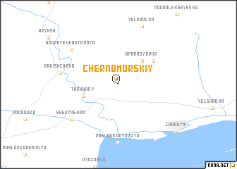 map of Chernomorskiy