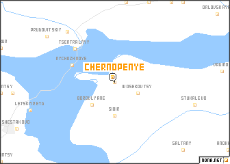 map of Chernopen\