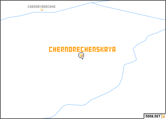 map of Chernorechenskaya