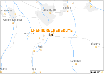 map of Chernorechenskoye