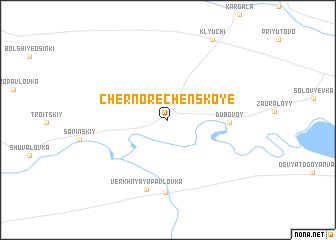 map of Chernorechenskoye