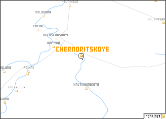 map of Chernoritskoye