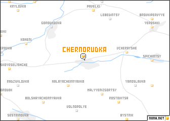 map of Chernorudka