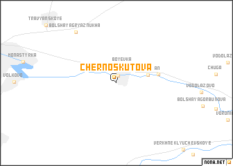map of Chernoskutova