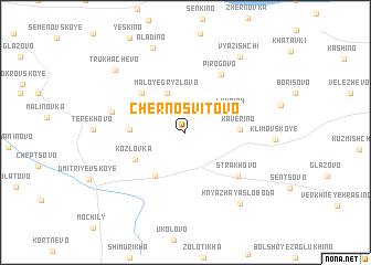 map of Chernosvitovo