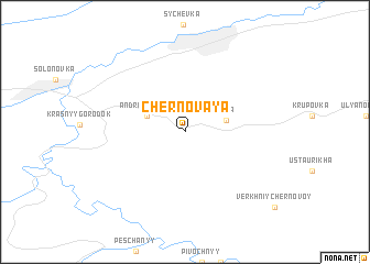 map of Chernovaya