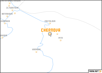 map of Chernova