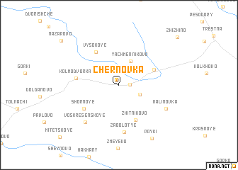 map of Chernovka