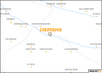 map of Chernovka