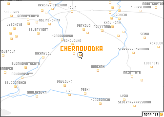 map of Chernovodka