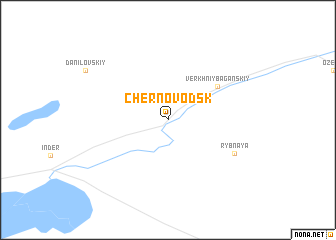 map of Chernovodsk