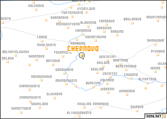 map of Chernovo