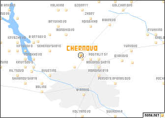 map of Chernovo