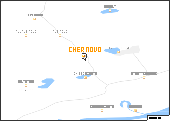 map of Chernovo