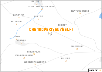 map of Chernovskiye Vyselki