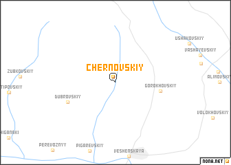 map of Chernovskiy