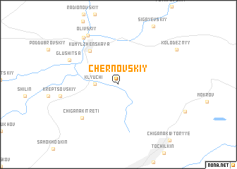 map of Chernovskiy