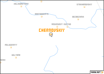 map of Chernovskiy
